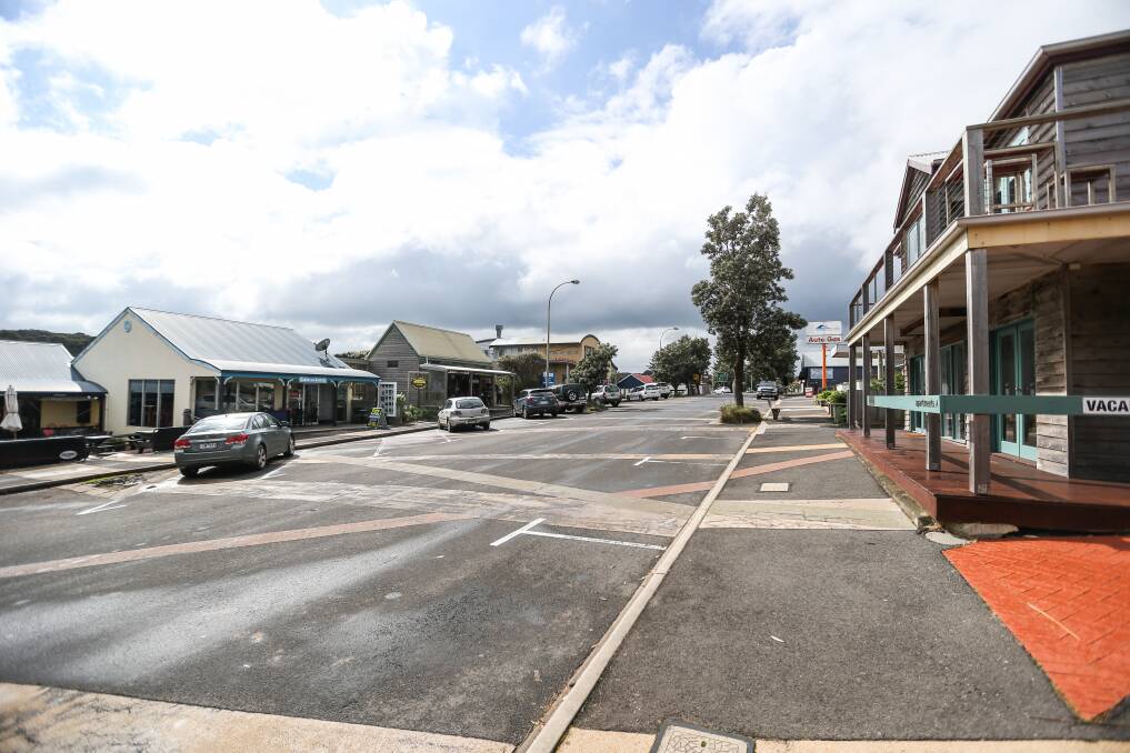 IMPENDING RENEWAL: The concept design plan for Port Campbell's streetscape project has been approved by the Corangamite Shire Council. Picture: Morgan Hancock