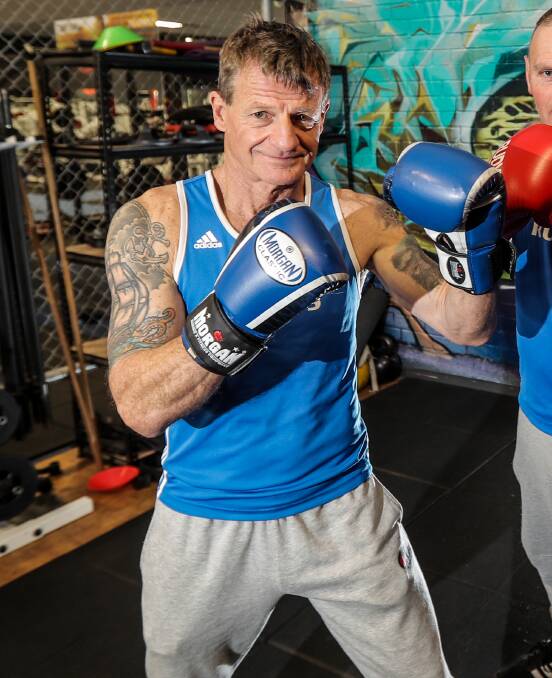 PACKING A PUNCH: Port Fairy-based boxer Howard Sharp overcame an injury concern to win gold at the Australian masters. 