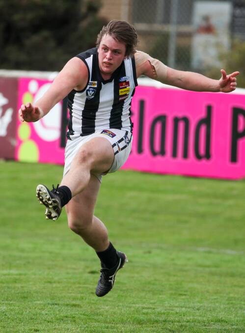 BELIEF: Camperdown's Luke O'Neil is among the Magpies playing with confidence. Picture: Justine McCullagh-Beasy