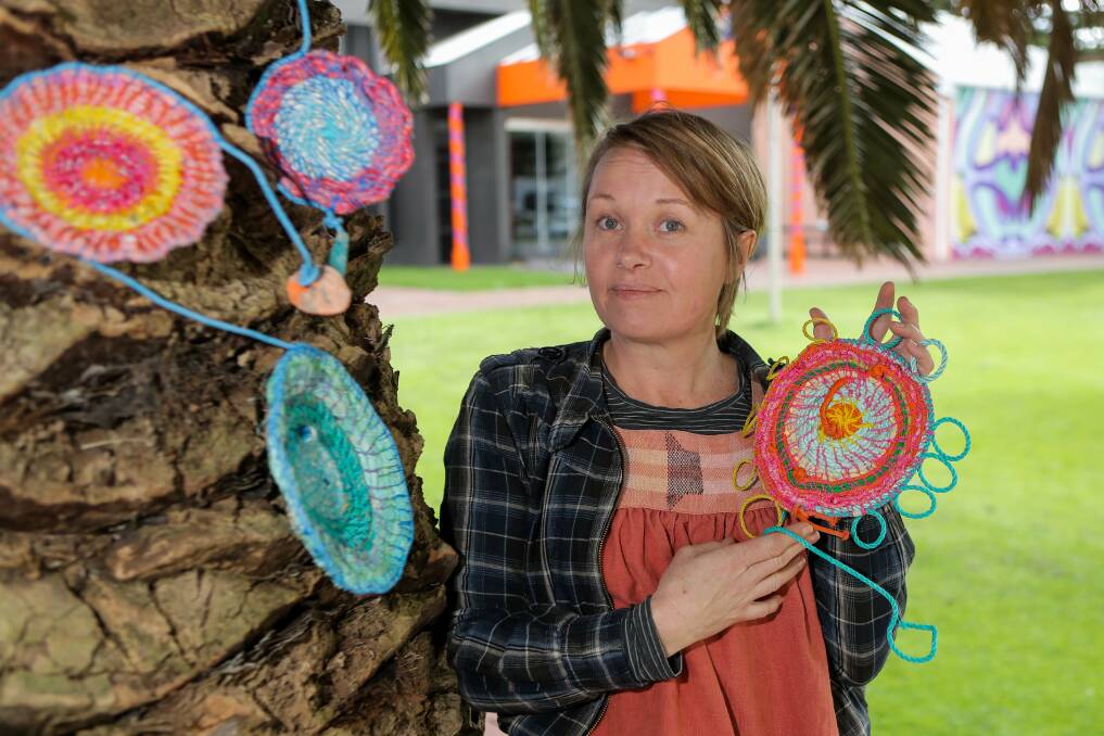 AWESOME: Warrnambool artist Megan Nicolson is planning the upcoming The Smalls Things Festival on the Civic Green, which has a focus on the environment and sustainability. Picture: Morgan Hancock