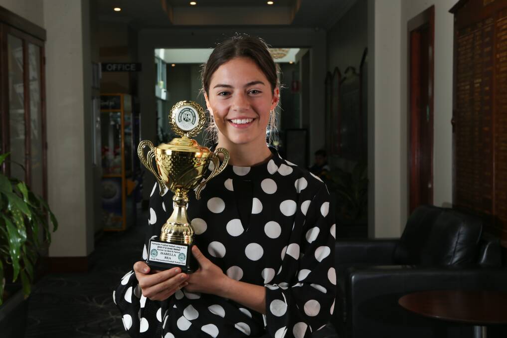 Up-and-comer: South Warrnambool's Isabella Rae was the Hampden league's joint under 17 best and fairest winner in 2018. Picture: Michael Chambers
