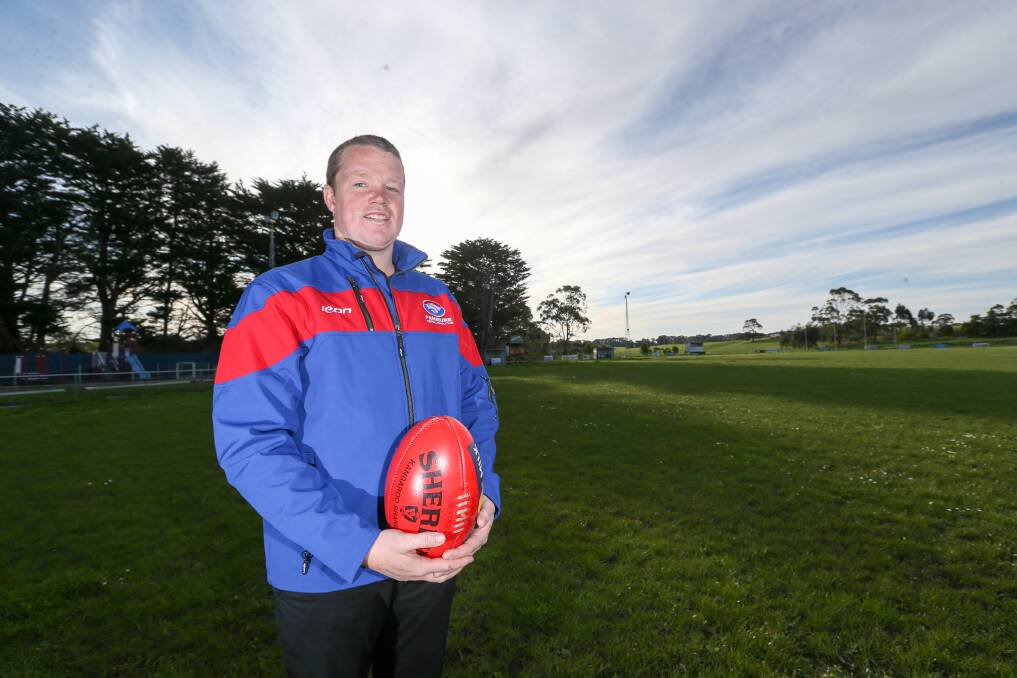 Rebuilding: New Panmure senior coach Chris Bant says he is relishing the season-opener against Timboon Demons. Picture: Michael Chambers.