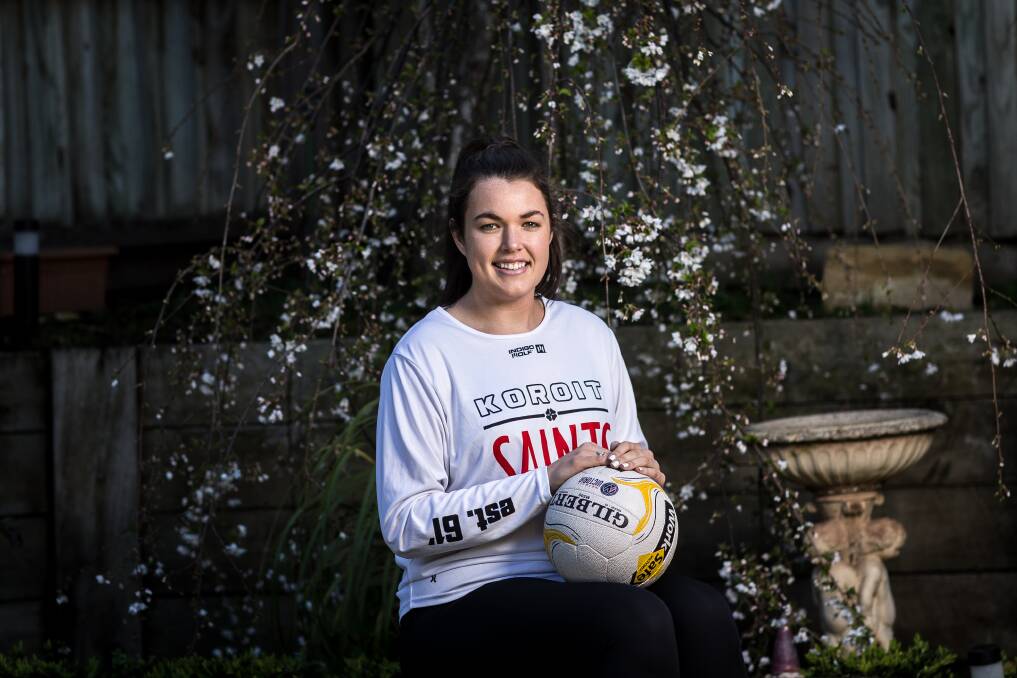BUSY: Koroit netballer Rachel Dobson is studying nursing and midwifery. Picture: Christine Ansorge
