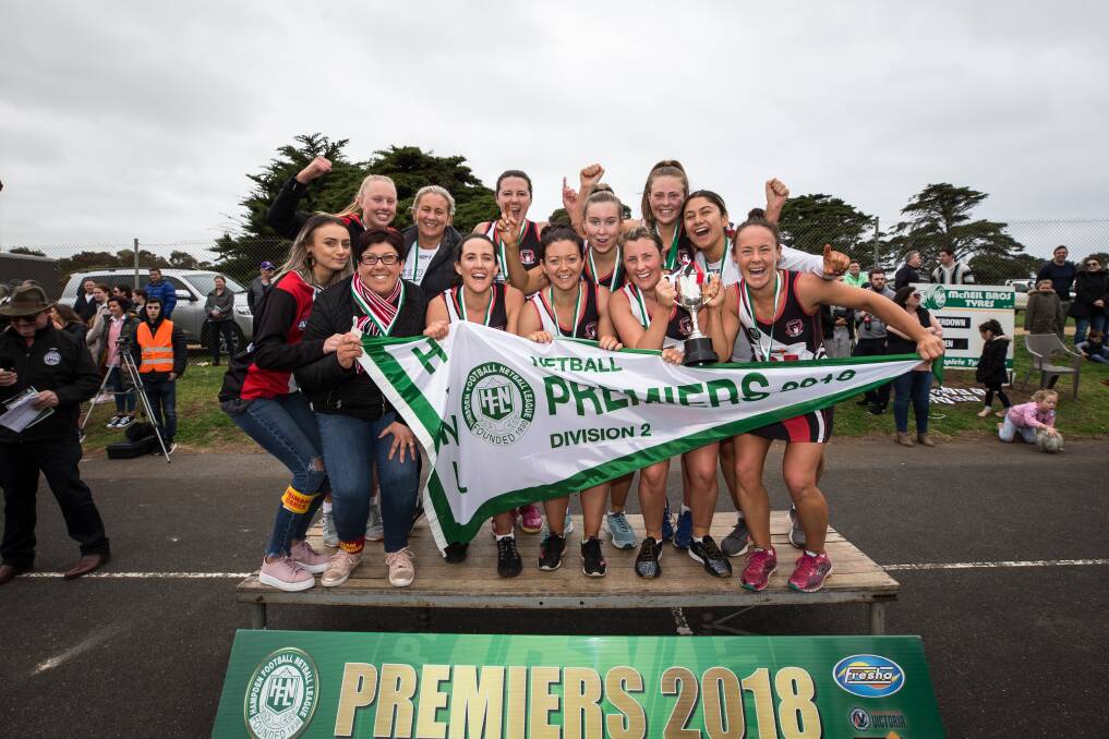 Winners: Koroit is the division two premiers after overpowering Port Fairy in Saturday's grand final. Picture: Christine Ansorge