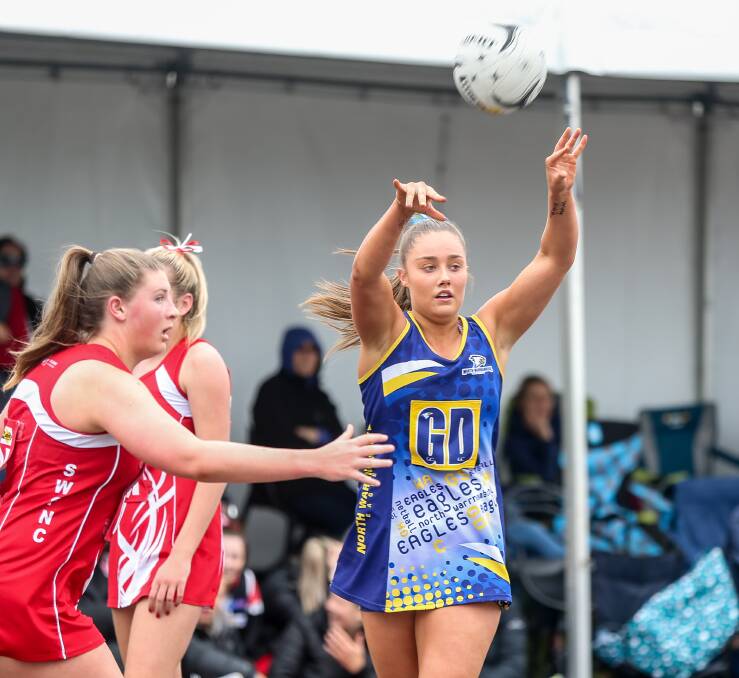New blood: North Warrnambool's Zoe Bussell is ready to step to the open side, according to coach Jaime Barr. Picture: Christine Ansorge