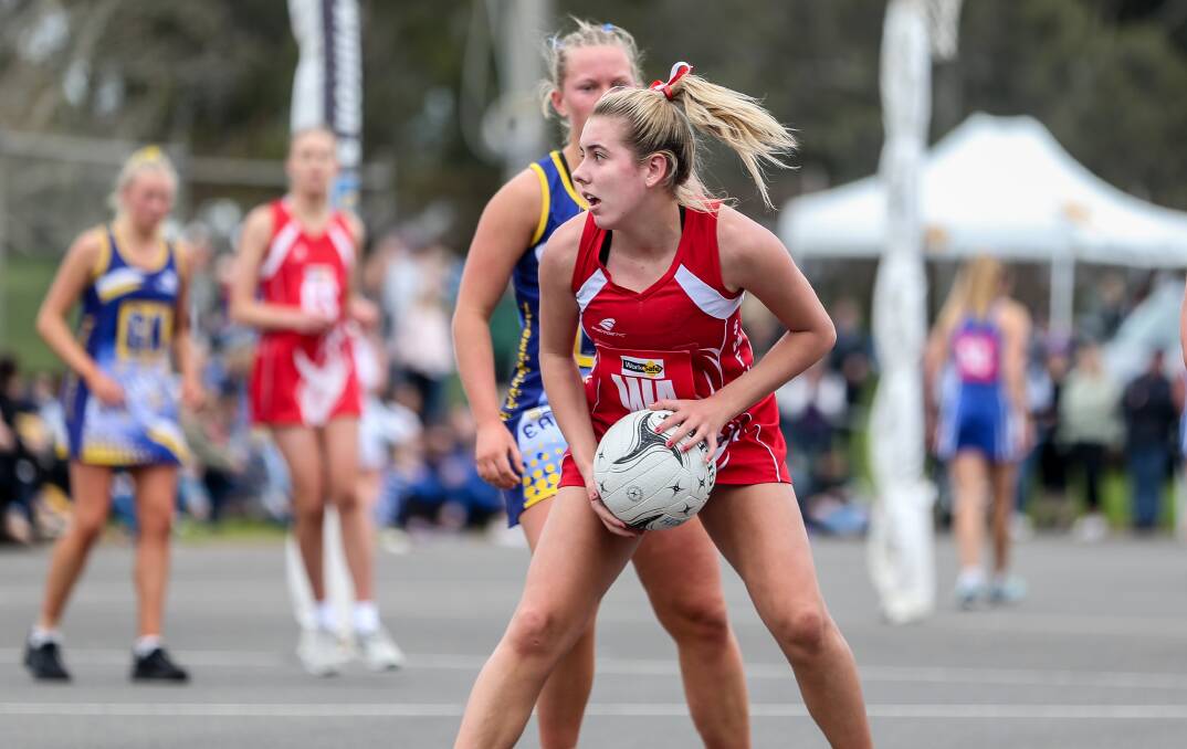 Stepping up: South Warrnambool midcourter Meg Kelson will make her Hampden league open debut on Saturday in round one. Picture: Christine Ansorge