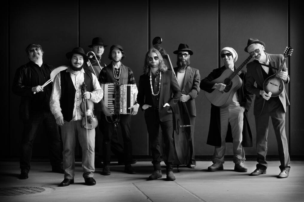 Fresh sound: YID! is a 22-piece ensemble performing European Jewish folk songs through a 21st century filter. Picture: The Age