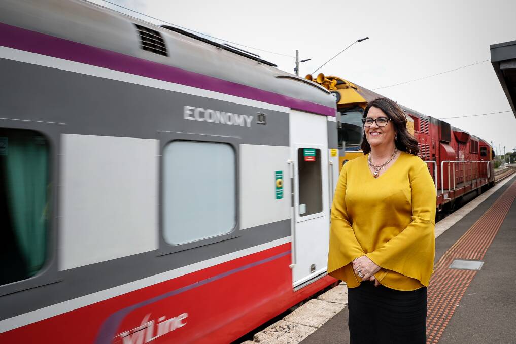 DUPED: South West Coast MP Roma Britnell says leaked documents reveal VLocity trains on the Warrnambool line were "out of scope". Picture: Christine Ansorge