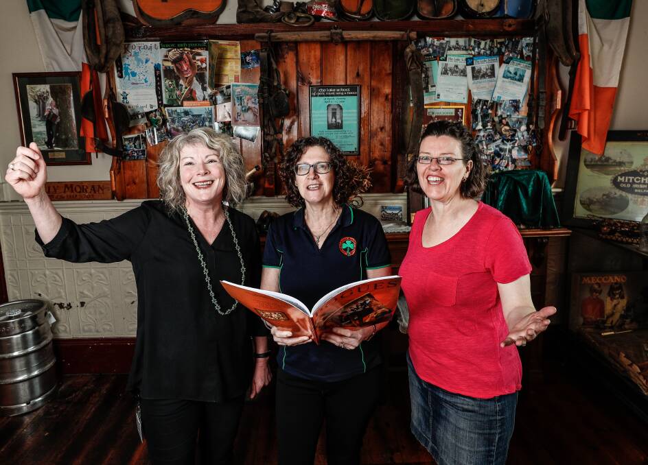 FINDING THEIR VOICE: Cath O'Brien, Wendy Murley and Kate Dobson are getting ready for the Koroit Pub Singers first session this Sunday. Picture: Christine Ansorge