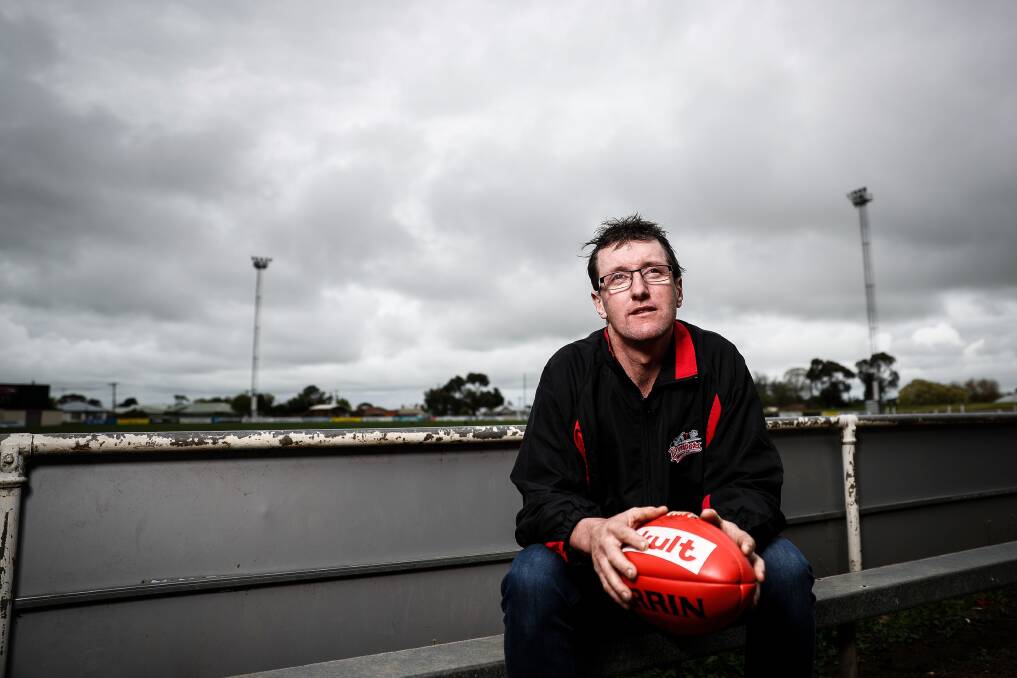 BIG PICTURE: New Cobden coach Adam Courtney is excited about the Bombers' prospects in 2019. Picture: Christine Ansorge