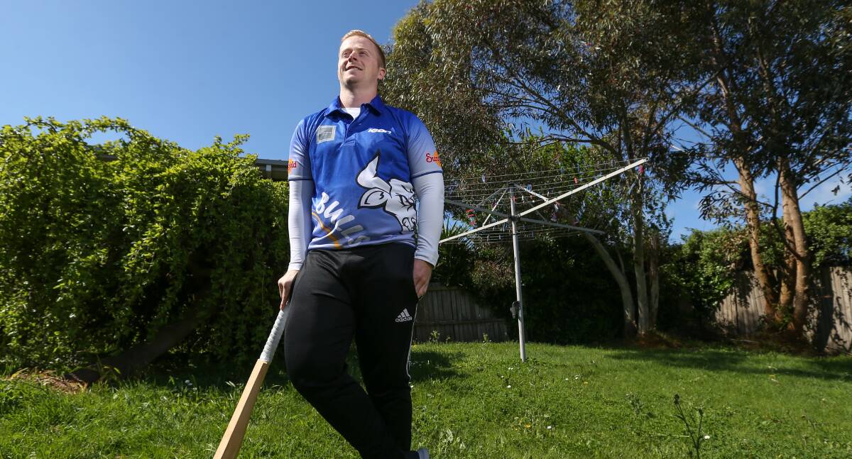 FRESH CHANGE: Brierly-Christ Church import Andy McIntosh familiarises himself with his new Australian-style backyard. Picture: Rob Gunstone