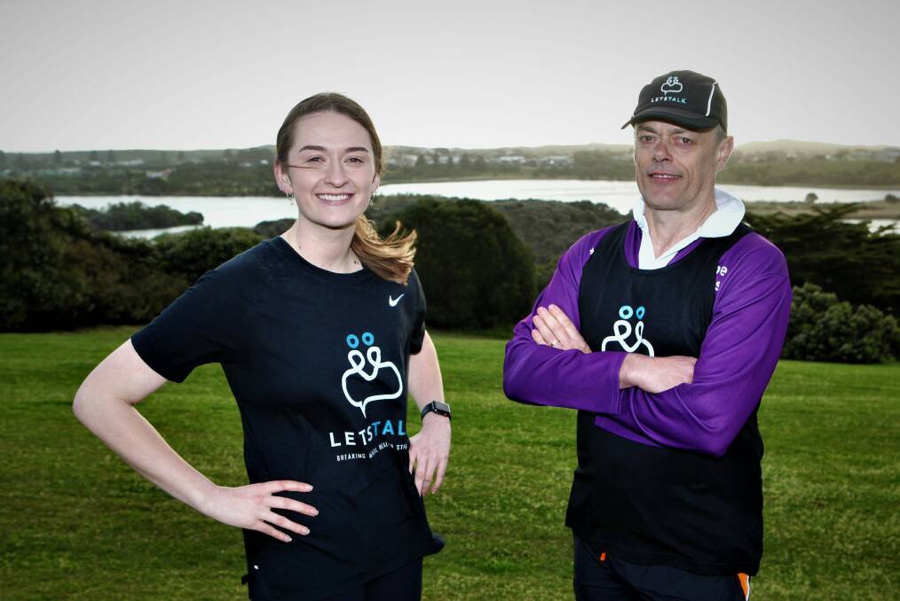 TOP CAUSE: Rochelle Greene and Mark Powell will both run the half-marathon in Melbourne for Lets Talk South West. Picture: Sean Hardeman
