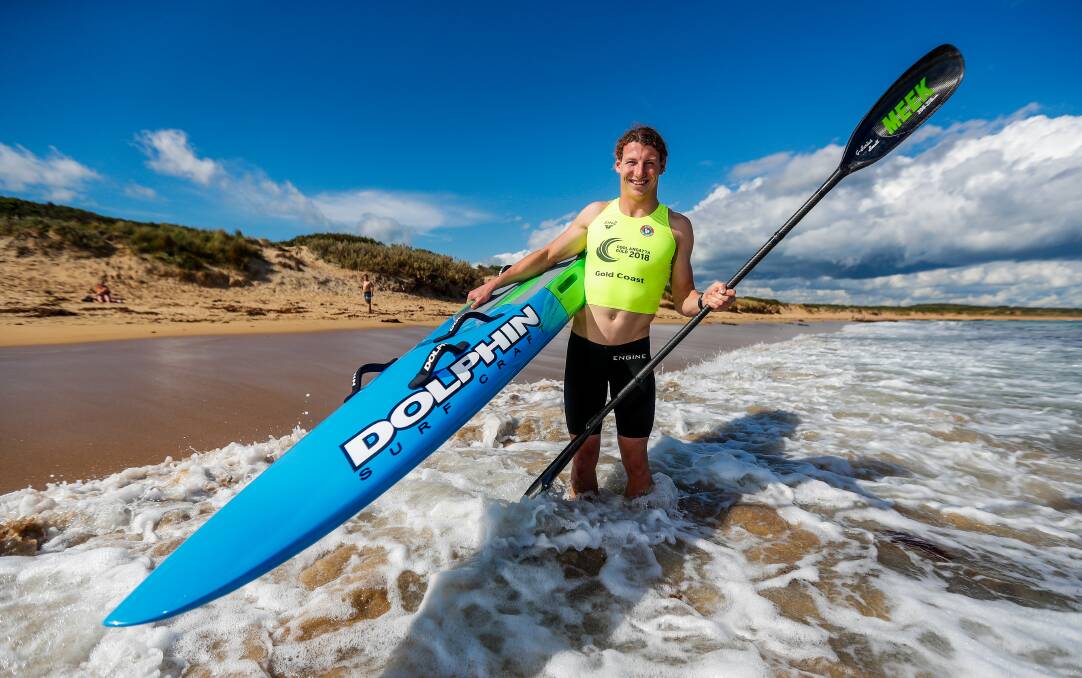 MULTI-TASKING: Warrnambool Surf Lifesaver Matt Hardiman is adding new disciplines to his competitive repertoire. Picture: Morgan Hancock