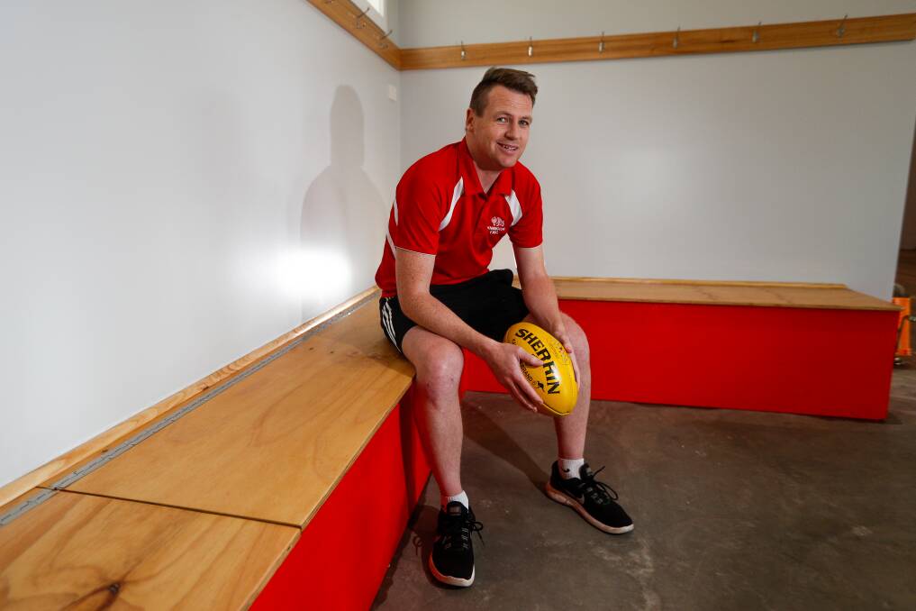 AT HOME: Mick Phillips is enjoying his new role as Dennington coach. Picture: Morgan Hancock