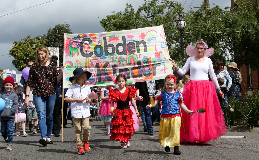 LAST YEAR SUCCESS: Cobden Kinder at the Cobden Spring Festival 2018. Picture: Michael Chambers
