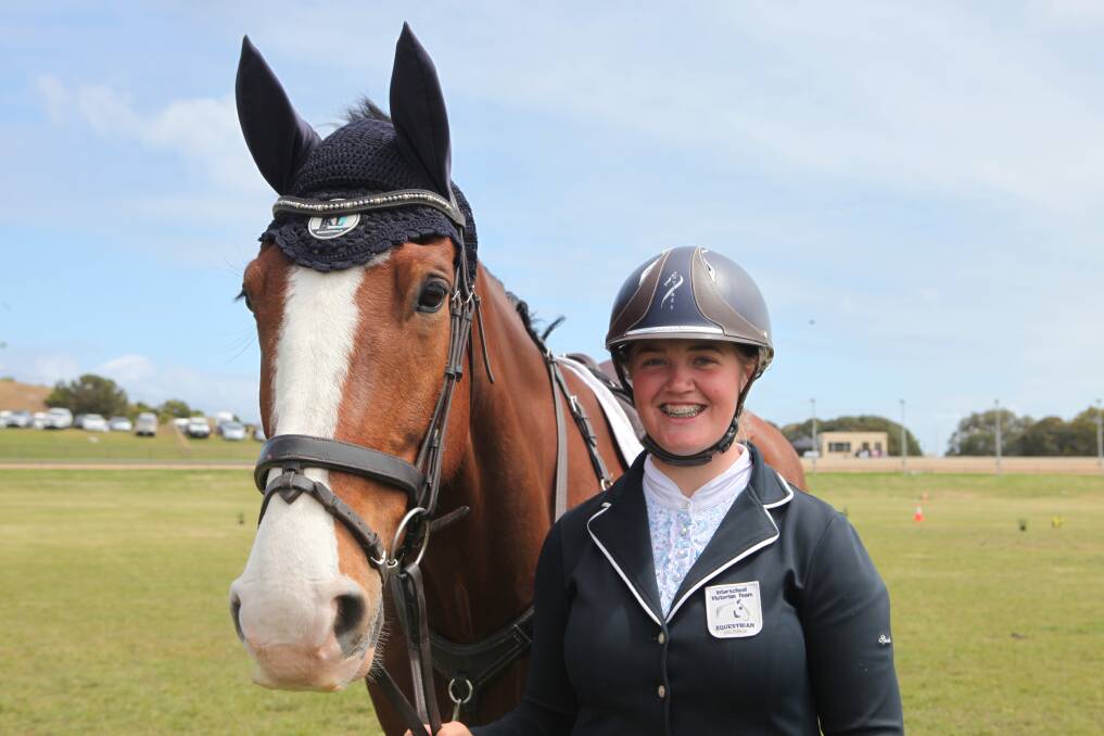 BEST BUDS: Macarthur's Lucy Petersen with her horse Buddy. Picture: Justine McCullagh-Beasy