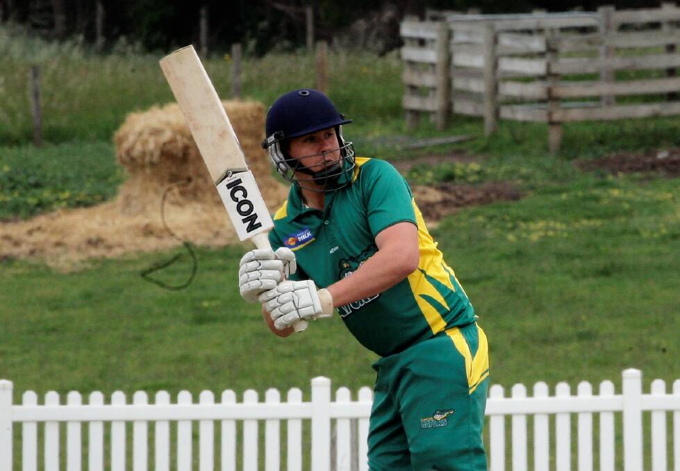 CLASS ACT: Allansford's Gault McCluggage top-scored with 74 as his side shot down Wesley-CBC. Picture: Anthony Brady