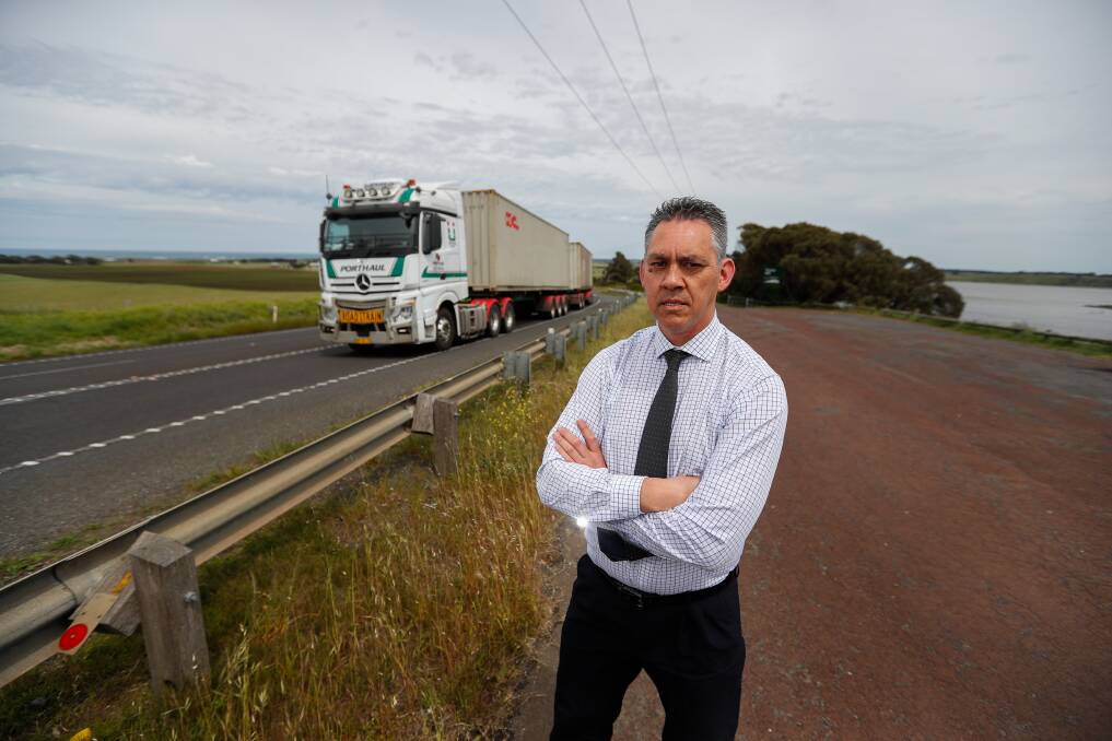 LET'S GET IT DONE: Independent South West Coast candidate Mike Neoh is calling for the Princes Highway to be duplicated. Picture: Morgan Hancock