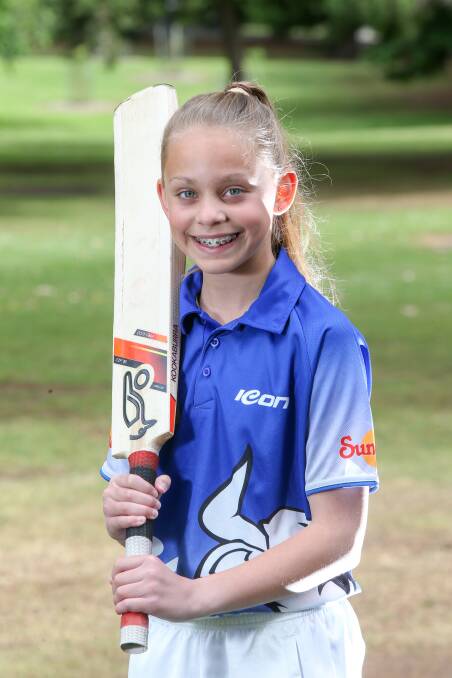 RISING STAR: Brierly-Christ Church's Hannah Rooke has been honing her skills against girls older than her. 