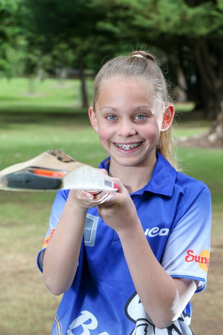 SHINING BRIGHT: Brierly-Christ Church cricketer Hannah Rooke was a standout for Western Waves' under 14 Youth Premier League team. Picture: Michael Chambers