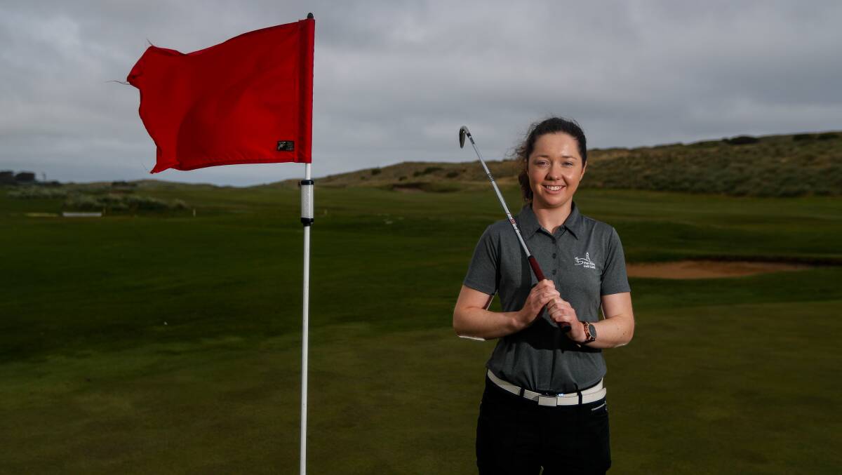 NEW COURSE: Jo Flaherty is heading to Melbourne to continue her rise in the golfing world at Commonwealth Golf Club. Picture: Morgan Hancock