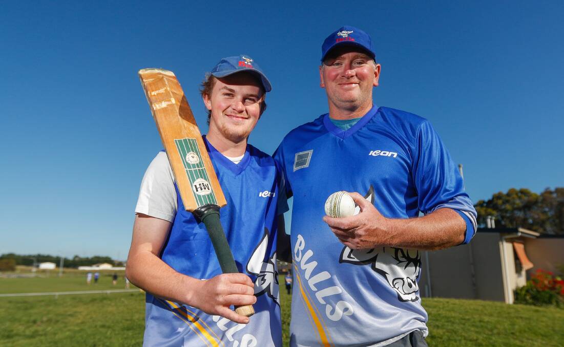 ALL TOGETHER: Tyler and Jason Mungean, who along with Zavier, will play for Brierly-Christ Church in the WDCA one-day final against Russells Creek. Picture: Morgan Hancock