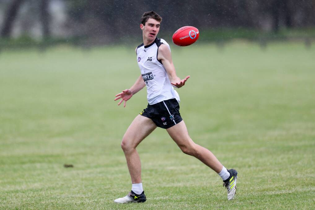 NEW PIE: Camperdown's Angus Gordon, who trained with GWV Rebels over summer, will make his Hampden league season debut on Saturday. Picture: Morgan Hancock