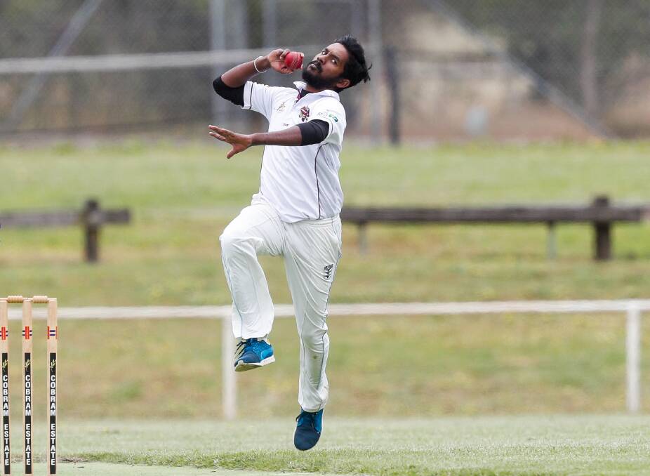 Pomborneit's Lahiru Fernando took 4-17 off nine overs for the South West Cricket Association against Seymour on Tuesday.
