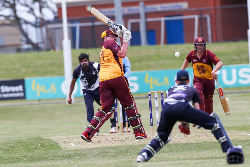 Batting well: Geoff Williams in action during Saturday's win against Port Fairy. Picture: Michael Chambers