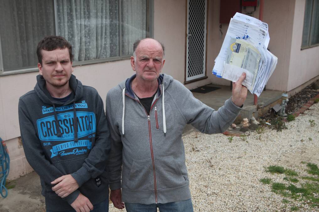 Rob, right, and Ethan Lewis successfully appealed against a big increase in the rates on their Merrivale Drive home.