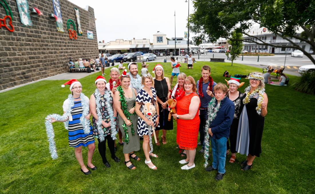 In the spirit: Port Fairy locals are looking ahead to Sunday's carols. Picture: Morgan Hancock