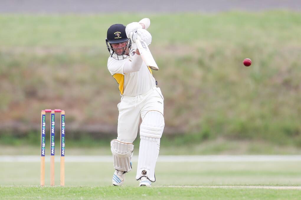 GOOD POSITION: Merrivale's Josh Stapleton in action. The Merrivale skipper is happy with the state of play for his team. Picture: Morgan Hancock