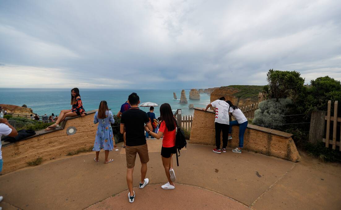 QUIETER THAN USUAL: The number of people visiting the Great Ocean Road has already declined. Picture: Morgan Hancock