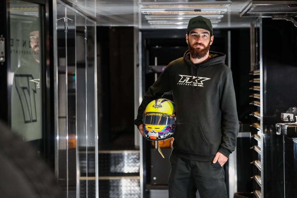 WORKSHOP ON WHEELS: James McFadden usually spends most of his time in the Monte Motorsport truck in Australia or with Kasey Kahne in America. Picture: Morgan Hancock