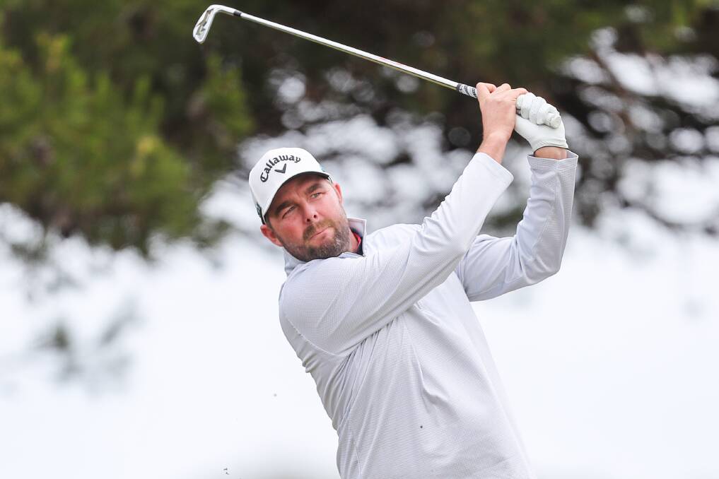 OUCH: Marc Leishman is battling a back injury which flared up during a tournament. Picture: Morgan Hancock