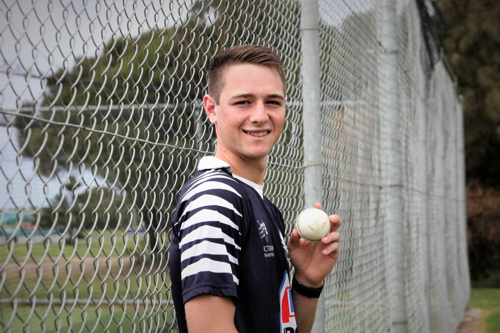 BOWLING BLITZ: Brody Couch impressed Victorian selectors and earned a rookie contract. Picture: Anthony Brady 