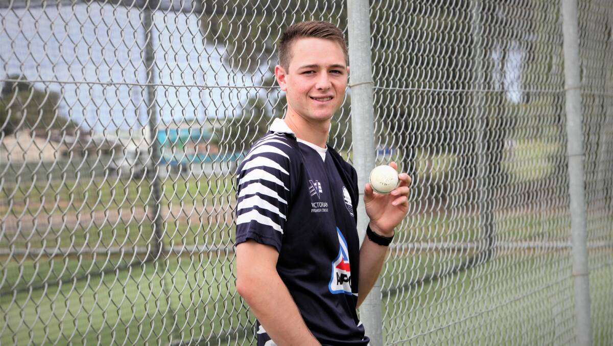READY: Brody Couch is hoping to bowl his club to its first top division flag. Picture: Anthony Brady