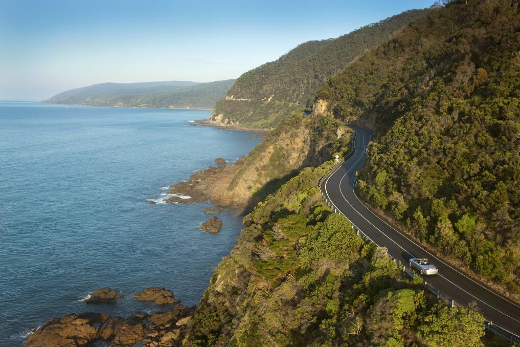 Tourist attraction: The Great Ocean Road.