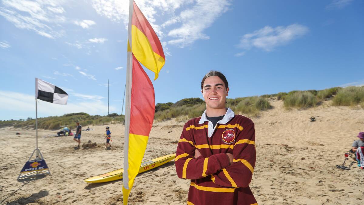 Top honour: Warrnambool's Brayden Casamento has been named Youth Athlete of the Year at Life Saving Victoria's annual awards of excellence. Picture: Morgan Hancock