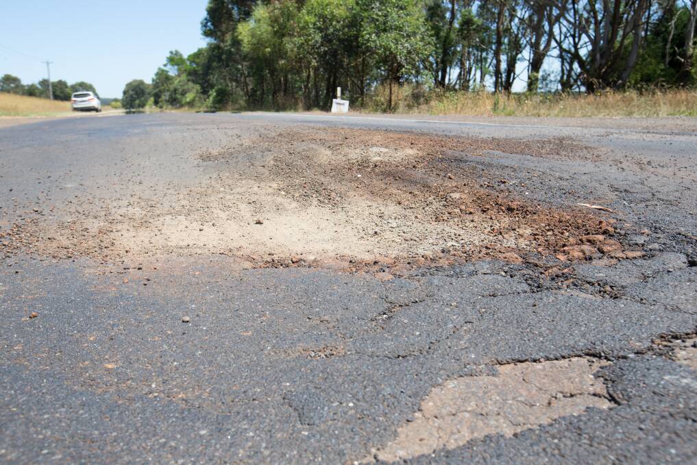 Road to ruin: Council maintenance of roads returned the worst scores across the south-west in latest survey. 