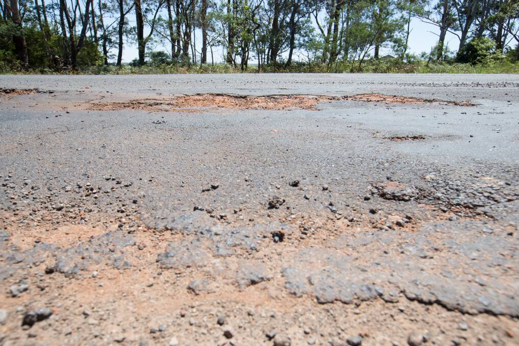 Crumbling: MPs talking won't fix our roads. Port Fairy's Richard Conlan says more action is needed. 