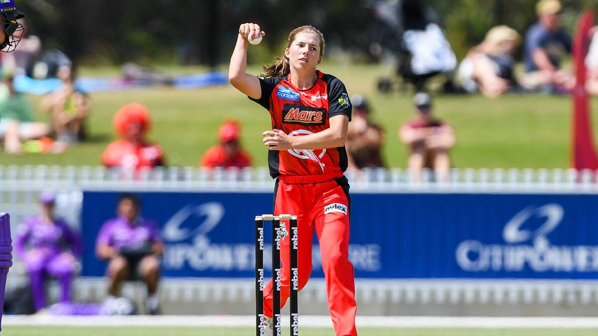 WARMING UP: Melbourne Renegades spinner Georgia Wareham is preparing for her fifth WBBL season. Picture: Morgan Hancock