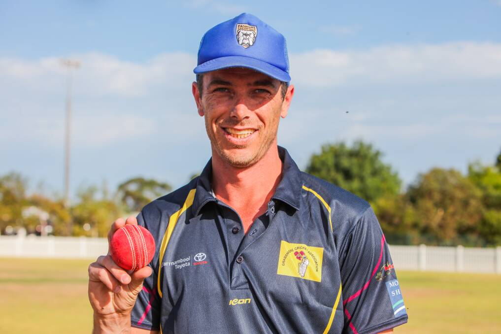KEEN: Grassmere Cricket Association bowler Nathan Shand is hoping to be fit for the Bendigo Country Week final. Picture: Anthony Brady