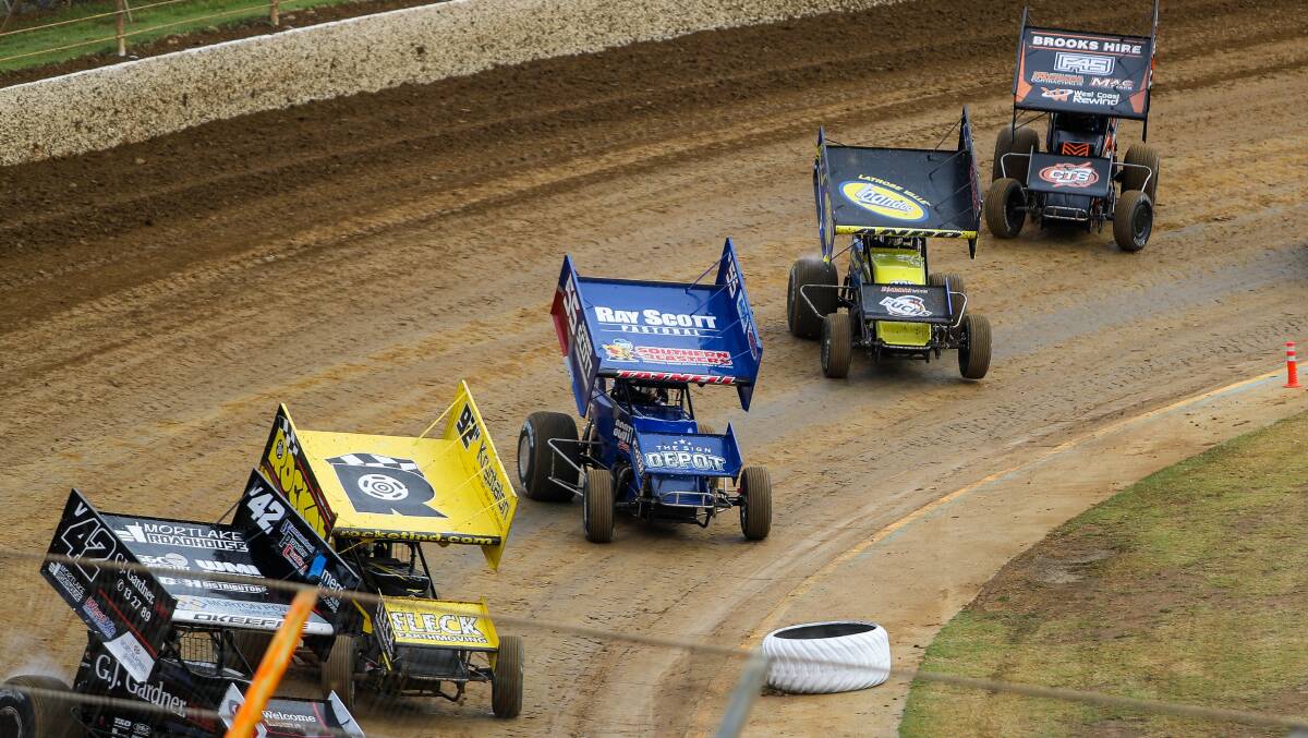 OFF AND RACING: Over 100 cars will hit Premier Speedway on the three nights of the Grand Annual Sprintcar Classic. Picture: Morgan Hancock