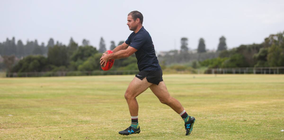 GOAL-KICKER: Warrnambool footballer Darren Ewing is expected to boost the Blues' attack in 2019. Picture: Morgan Hancock 