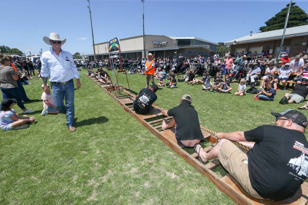 BATTLE: The Tug-o-War is again set to be a feature of the always-popular Koroit Truck Show.