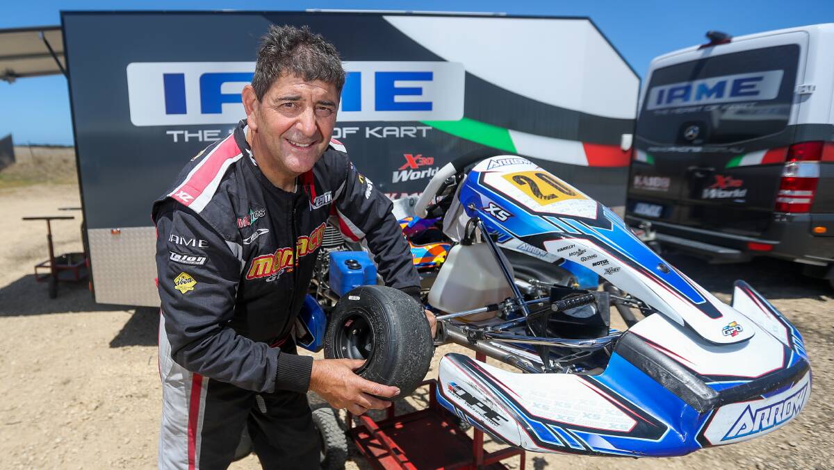 Horsham-based Go Kart Driver Remo Luciani will race in Warrnambool this weekend. Picture: Morgan Hancock
