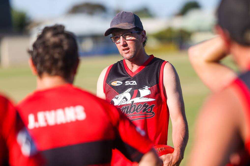 SETTLING IN: New Cobden coach Adam Courtney has impressed his players. Picture: Morgan Hancock