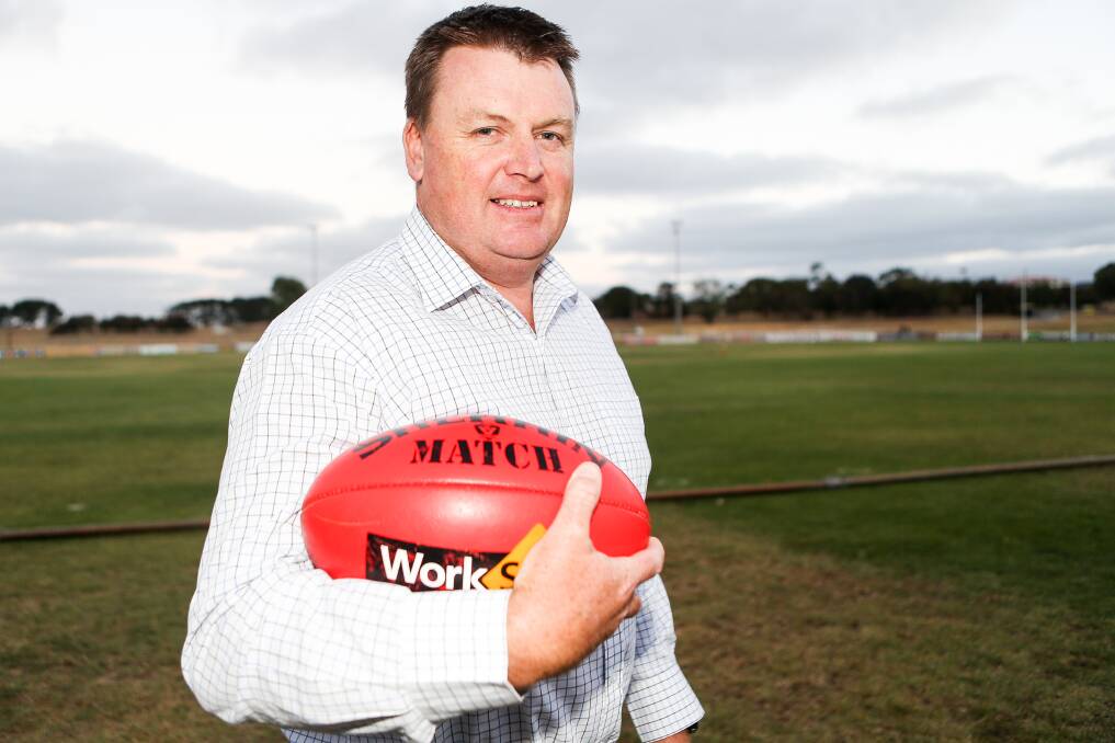 Leader: Hampden Football Netball League president Tim Mason says the league wants all clubs represented at junior level. Picture: Anthony Brady