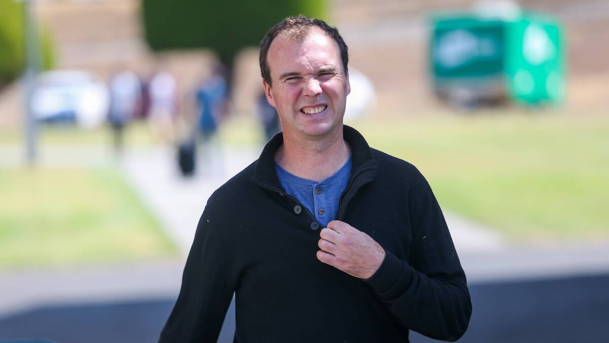 DECISION TIME: Warrnambool trainer Aaron Purcell will make a call on Guizot early on Saturday. Picture: Morgan Hancock